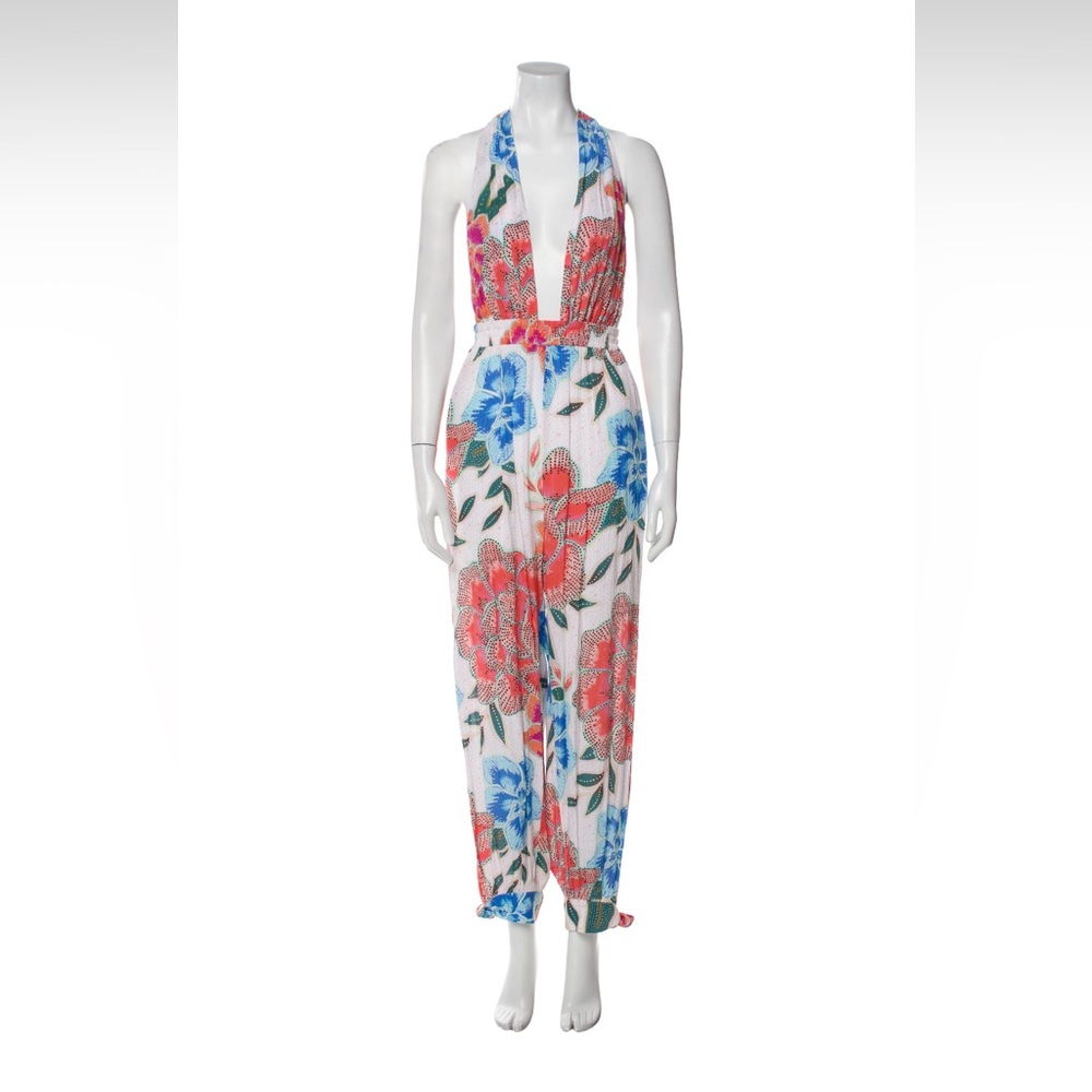 Mara Hoffman Jumpsuit
•   Pink & Red
•   Printed
•   Halterneck